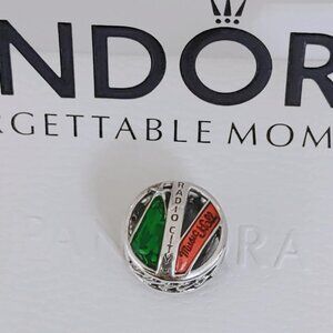Pandora Radio City Music Hall New York Bead Charm S925 Sterling Silver Pendant